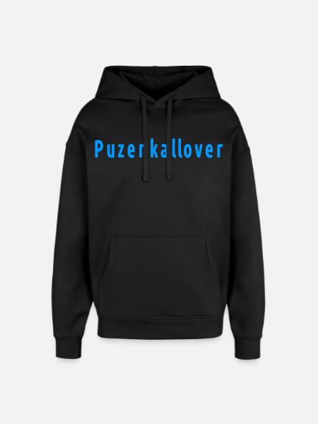 Puzenkallover - Oversized Unisex Hoodie by Stanley/Stella - black