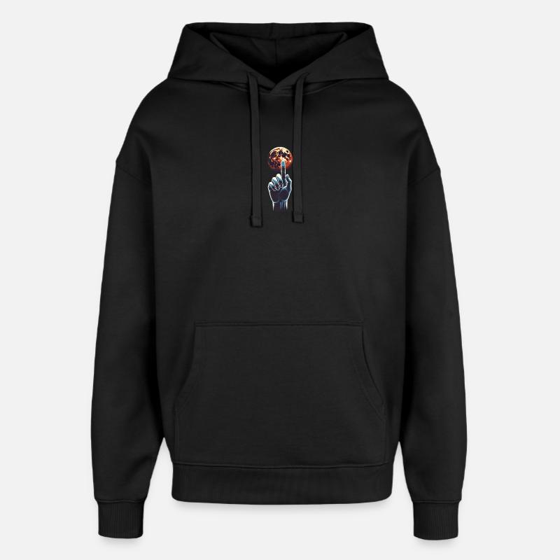 Mission vers Mars - Sweat à capuche unisexe Stanley/Stella Oversized - noir
