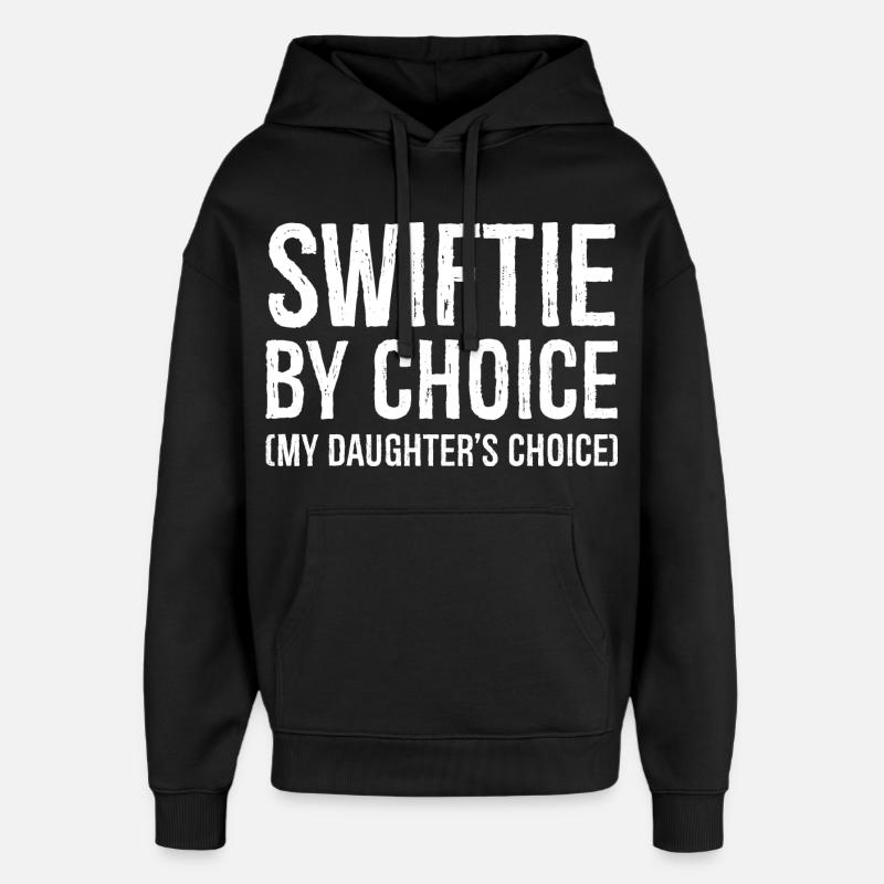 swiftie by choice - Sweat à capuche unisexe Stanley/Stella Oversized - noir