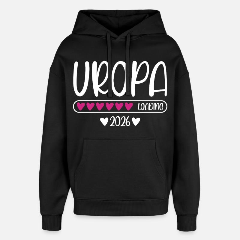 Uropa 2026 loading - Oversized Unisex Hoodie von Stanley/Stella - Schwarz