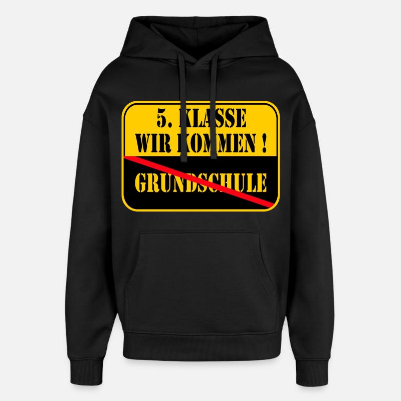 Cm2 - Sweat à capuche unisexe Stanley/Stella Oversized - noir