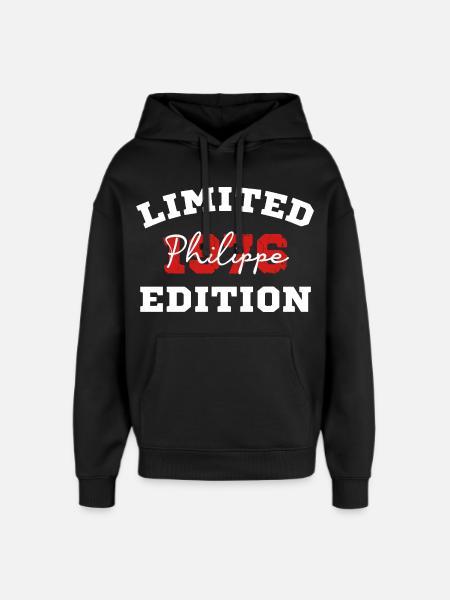 Limited 1976 Philippe Edition - Oversized Unisex Hoodie by Stanley/Stella - black