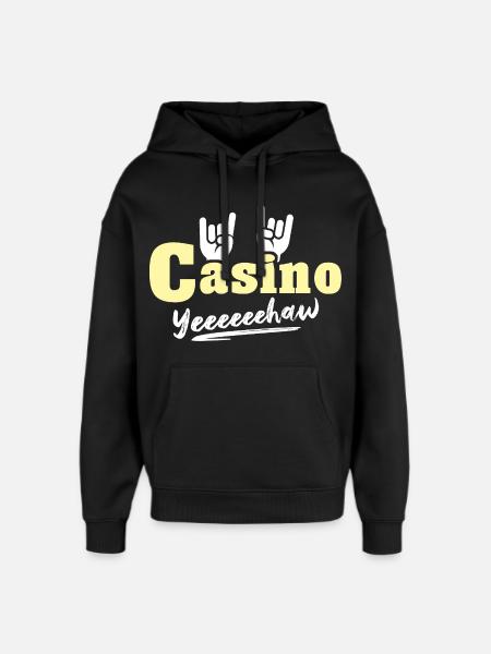 Casino Gambler - Oversized Unisex Hoodie by Stanley/Stella - black