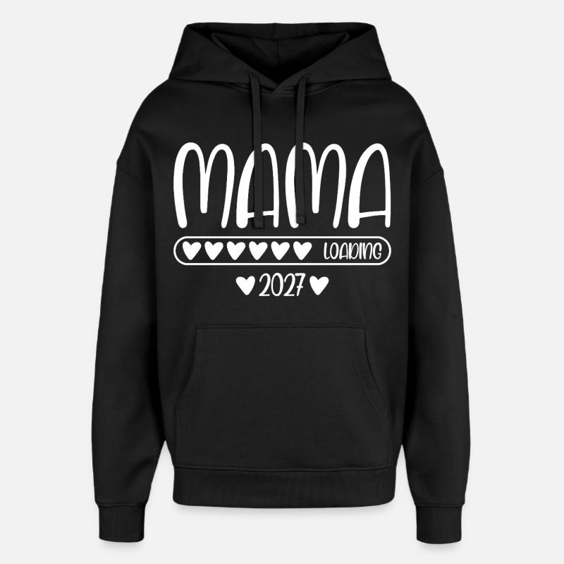 Chargement de Mama 2027 - Sweat à capuche unisexe Stanley/Stella Oversized - noir