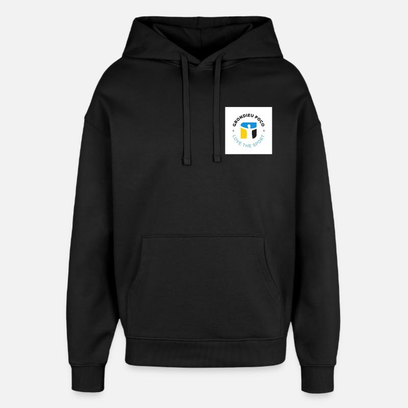 Grondieu Poco - Oversized Unisex Hoodie von Stanley/Stella - Schwarz