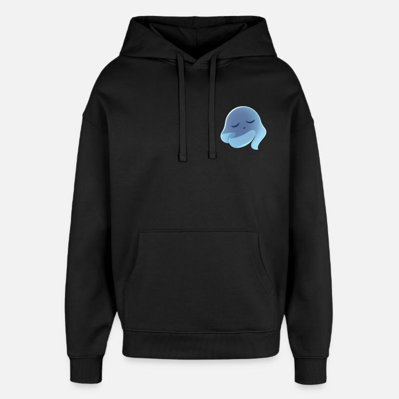 Schlafender Blaugeist Traum - Sweat à capuche unisexe Stanley/Stella Oversized - noir