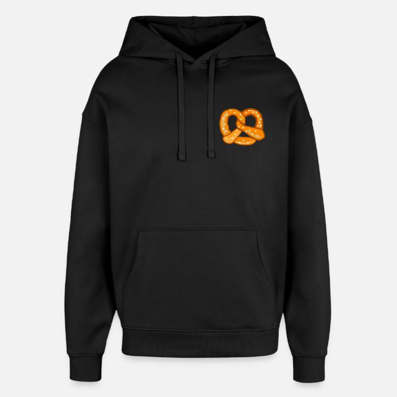 Bretzel - Sweat à capuche unisexe Stanley/Stella Oversized - noir