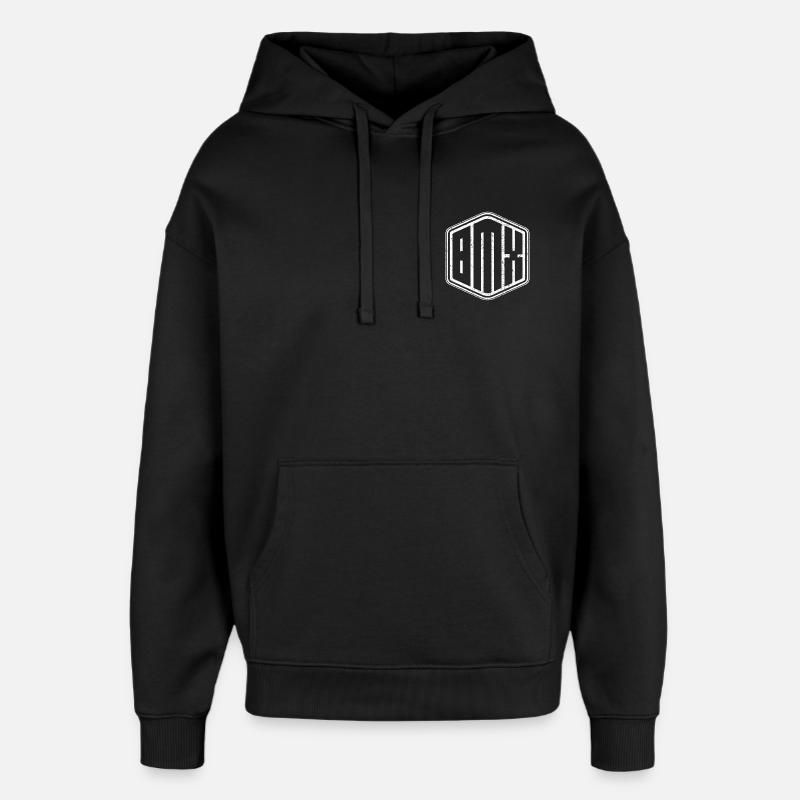 Bmx - bmx vélo - Sweat à capuche unisexe Stanley/Stella Oversized - noir