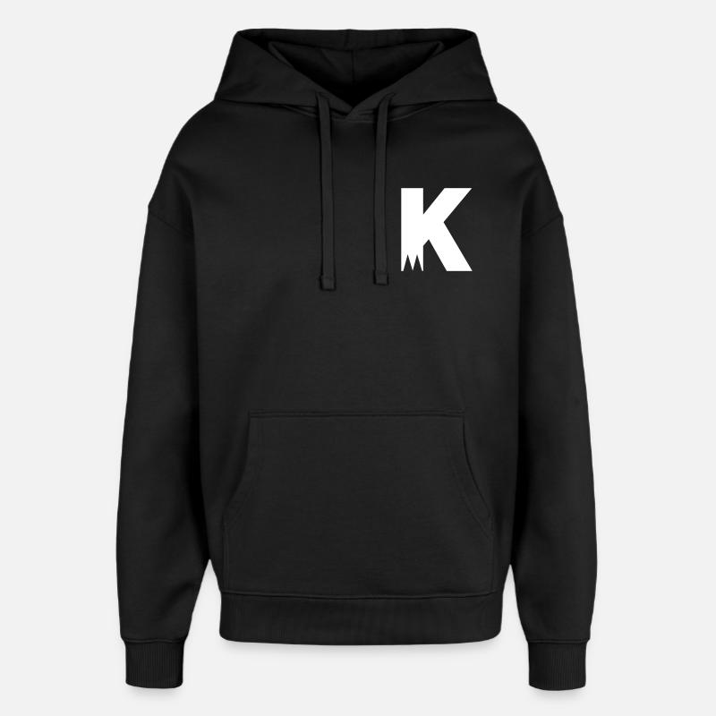 Stadt mit K - Oversized Unisex Hoodie von Stanley/Stella - Schwarz