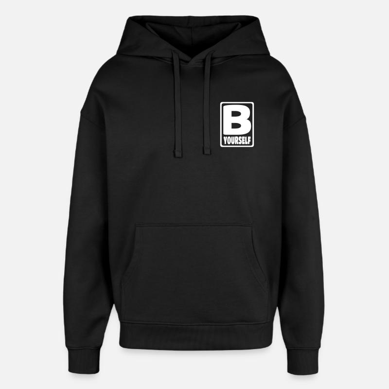 SOIS-TOI - Sweat à capuche unisexe Stanley/Stella Oversized - noir