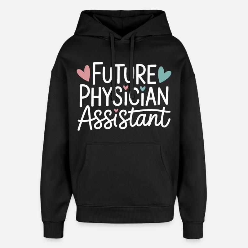 Futur assistant médical - Sweat à capuche unisexe Stanley/Stella Oversized - noir