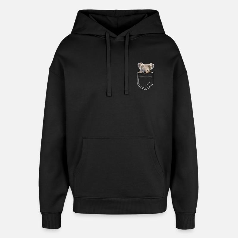 Koala Koalabär - Oversized Unisex Hoodie von Stanley/Stella - Schwarz