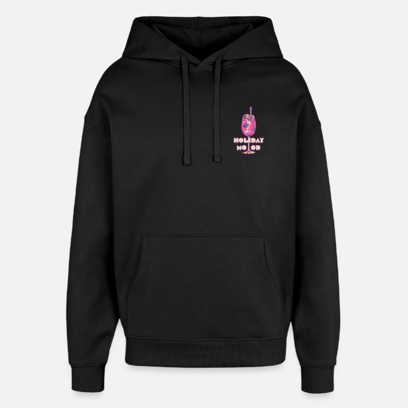 MODE DE FÊTE - Sweat à capuche unisexe Stanley/Stella Oversized - noir