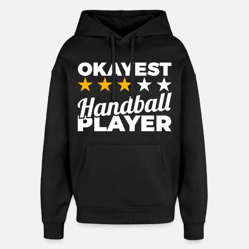 Durchschnittlicher Handballer - Oversized Unisex Hoodie von Stanley/Stella - Schwarz