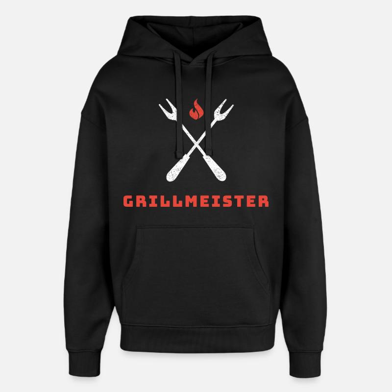 Grillmeister - Der Ultimative BBQ-Experte - Oversized Unisex Hoodie von Stanley/Stella - Schwarz