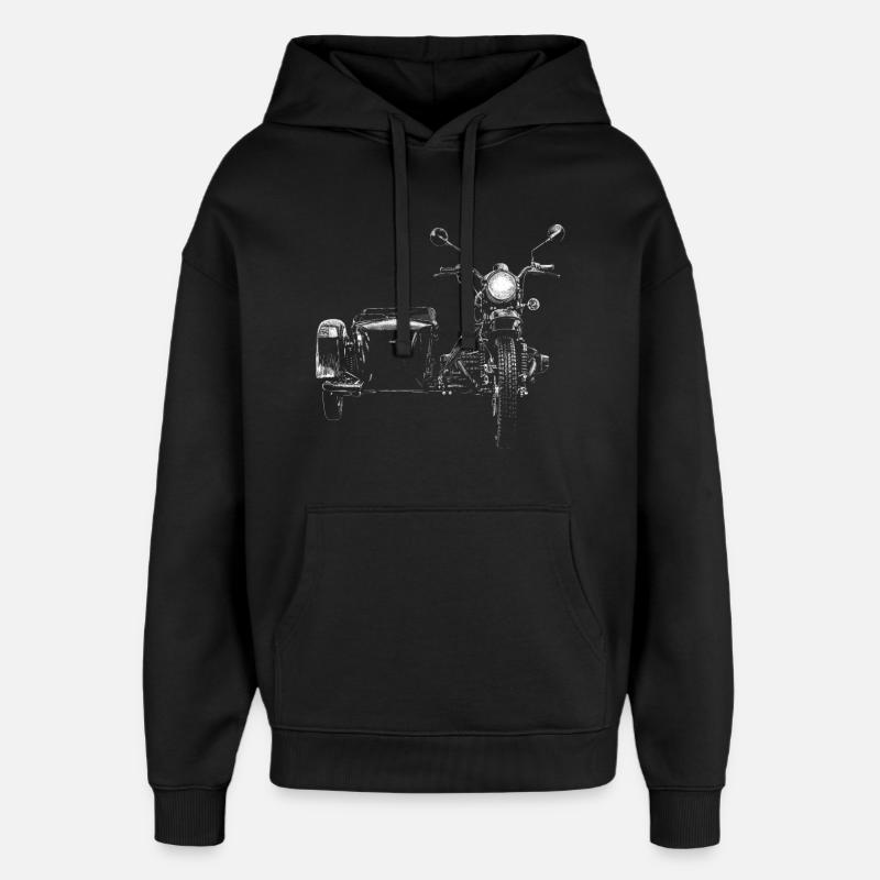 Ural - Oversized Unisex Hoodie von Stanley/Stella - Schwarz