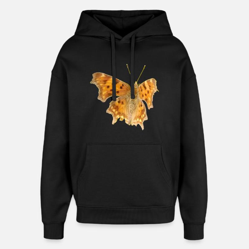 Papillon C-Moth - Sweat à capuche unisexe Stanley/Stella Oversized - noir