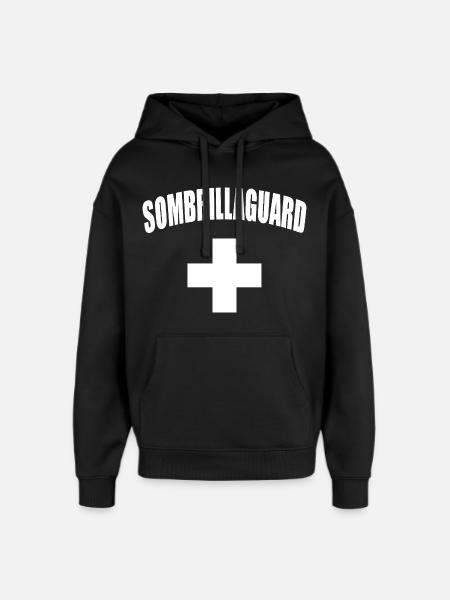 Guard parasol, lifeguard - Oversized Unisex Hoodie by Stanley/Stella - black