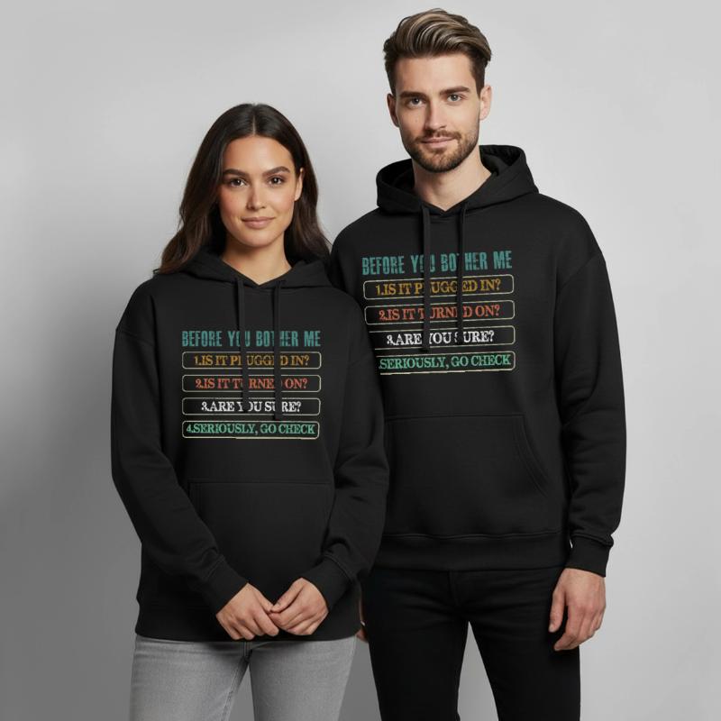 Information Technology Tech Technical Support Oversized Unisex Hoodie by Stanley/Stella