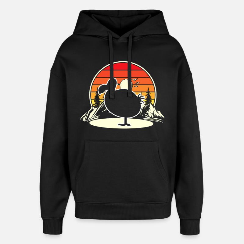 dodo - Sweat à capuche unisexe Stanley/Stella Oversized - noir