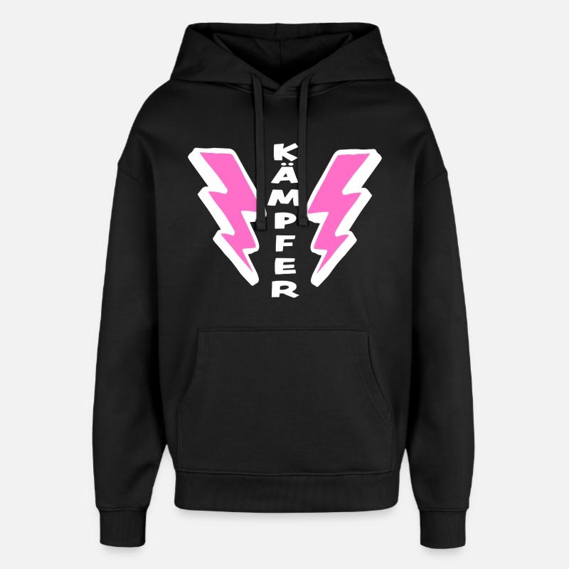 Cadeau d’encouragement : Combattant - Sweat à capuche unisexe Stanley/Stella Oversized - noir