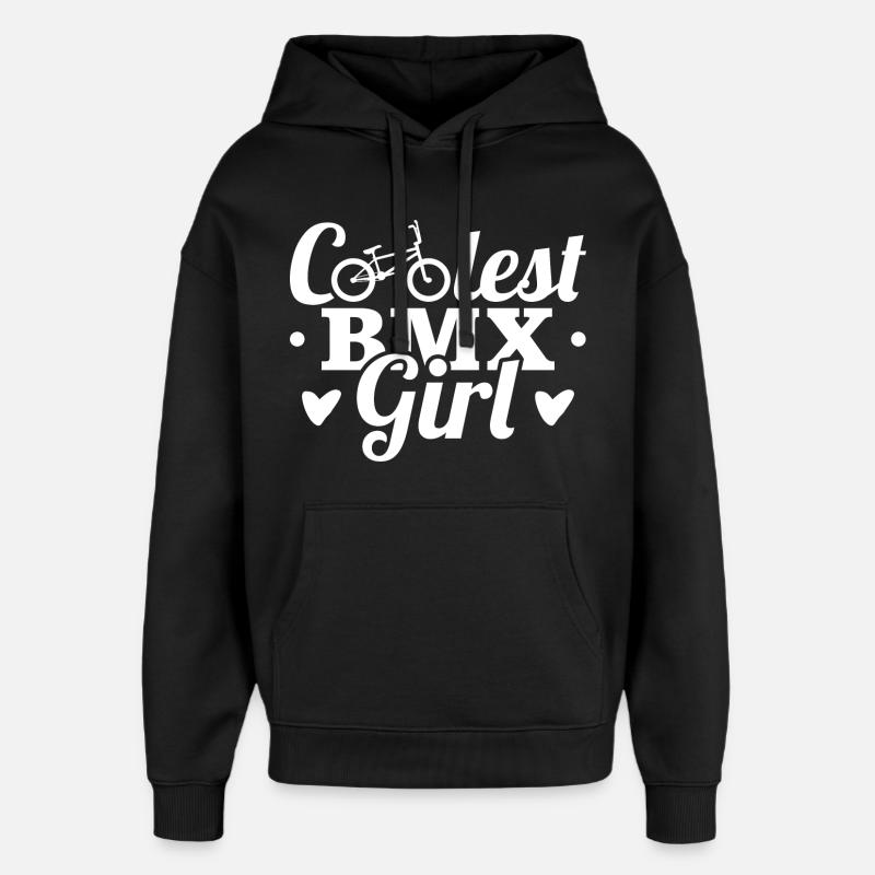 BMX Filles - Sweat à capuche unisexe Stanley/Stella Oversized - noir