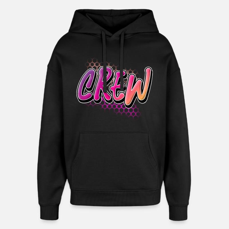 équipage - Sweat à capuche unisexe Stanley/Stella Oversized - noir