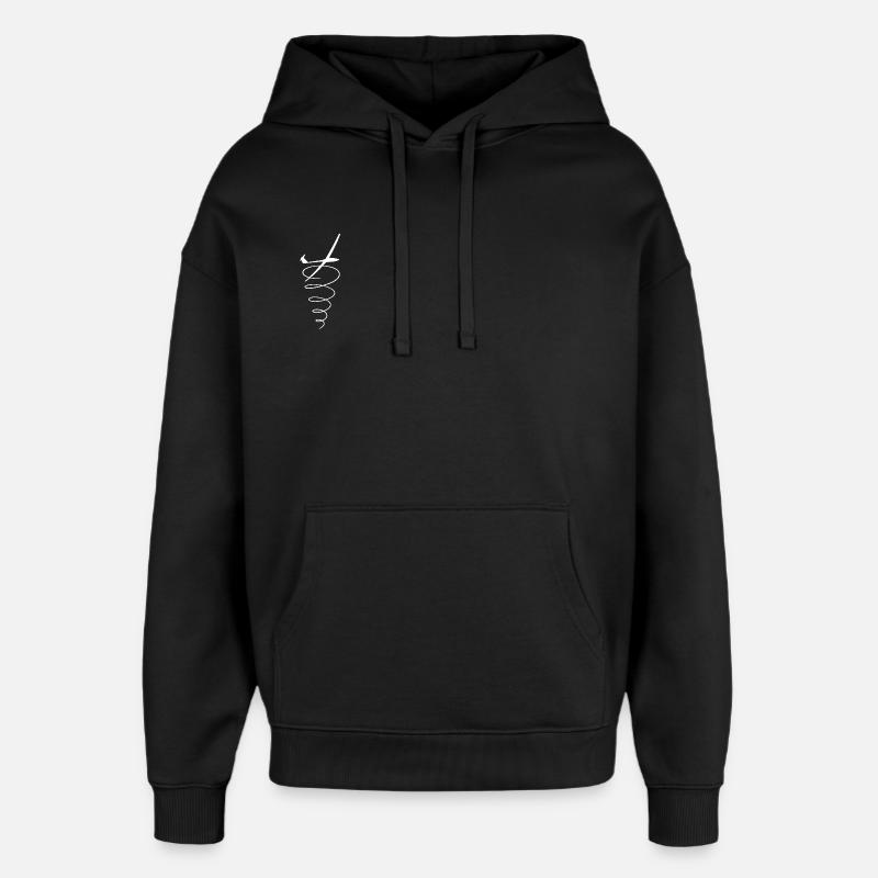 Thermalling Glider Bright - Oversized Unisex Hoodie von Stanley/Stella - Schwarz