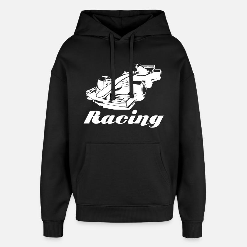 Course - Sweat à capuche unisexe Stanley/Stella Oversized - noir