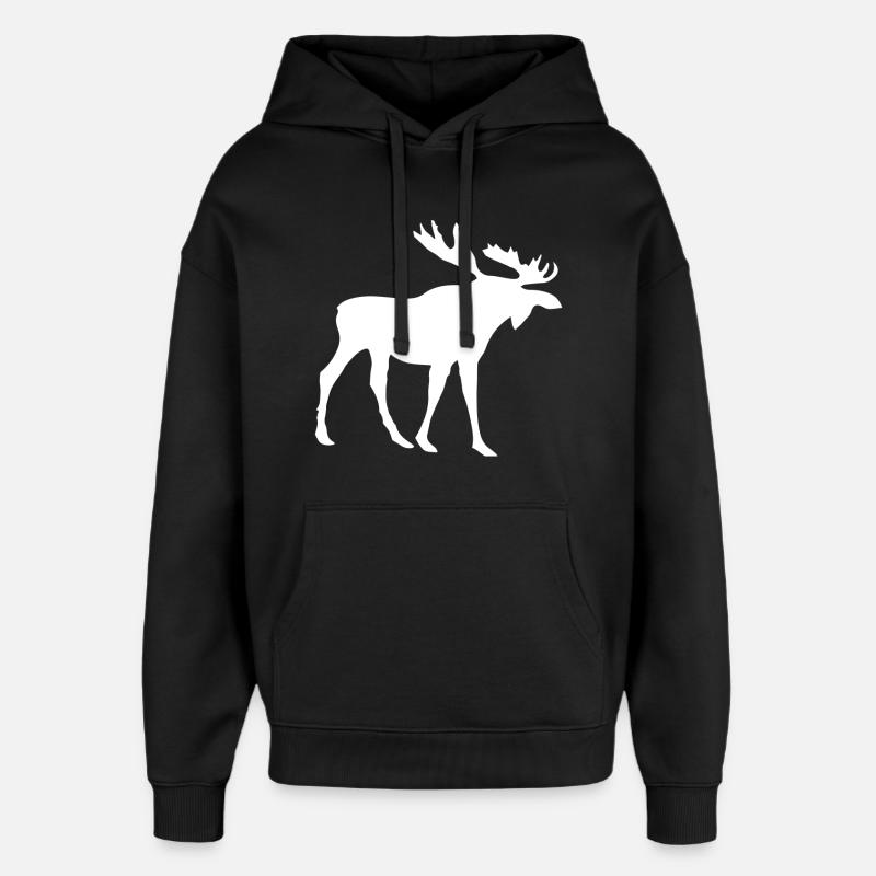 Orignal Orignal - Sweat à capuche unisexe Stanley/Stella Oversized - noir