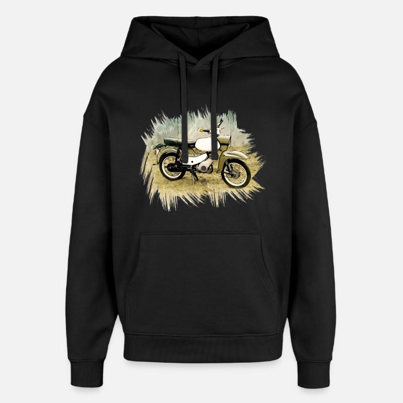Simson SR 4/4 Hawk - Oversized Unisex Hoodie by Stanley/Stella - black