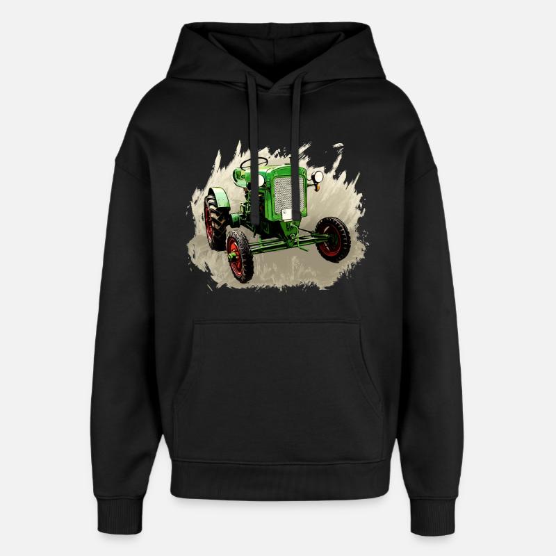 Deutz F1M 414 Bauernschlepper - Sweat à capuche unisexe Stanley/Stella Oversized - noir