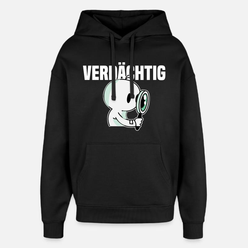 Détective - Sweat à capuche unisexe Stanley/Stella Oversized - noir