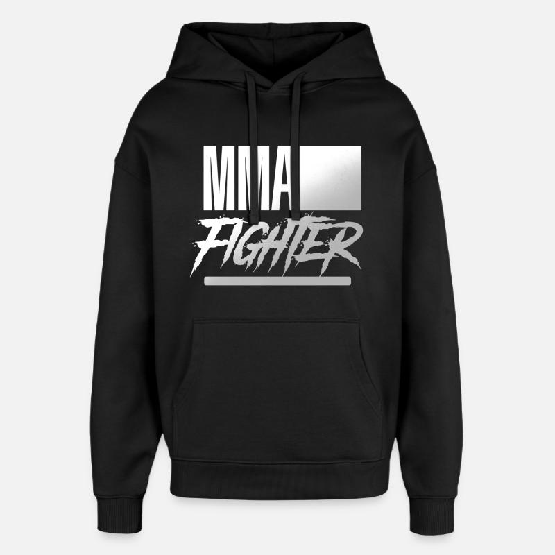 MMA Fighter - Sweat à capuche unisexe Stanley/Stella Oversized - noir