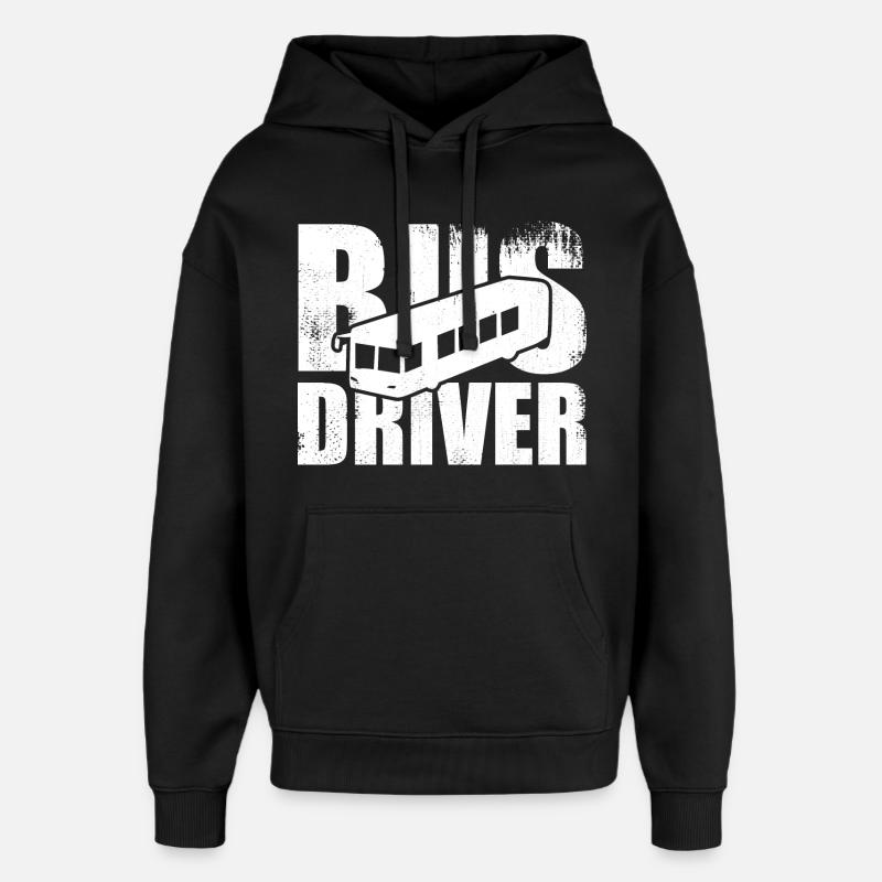Bus Driver - Oversized Unisex Hoodie von Stanley/Stella - Schwarz