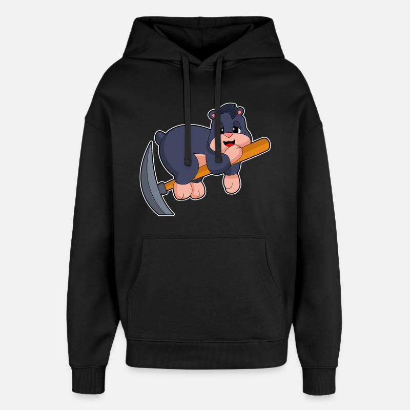 Pioche de Tale Miner - Sweat à capuche unisexe Stanley/Stella Oversized - noir