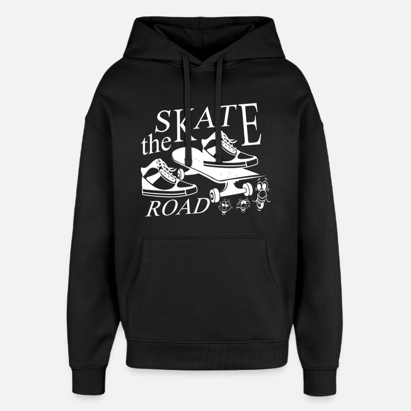 Patineur - Sweat à capuche unisexe Stanley/Stella Oversized - noir