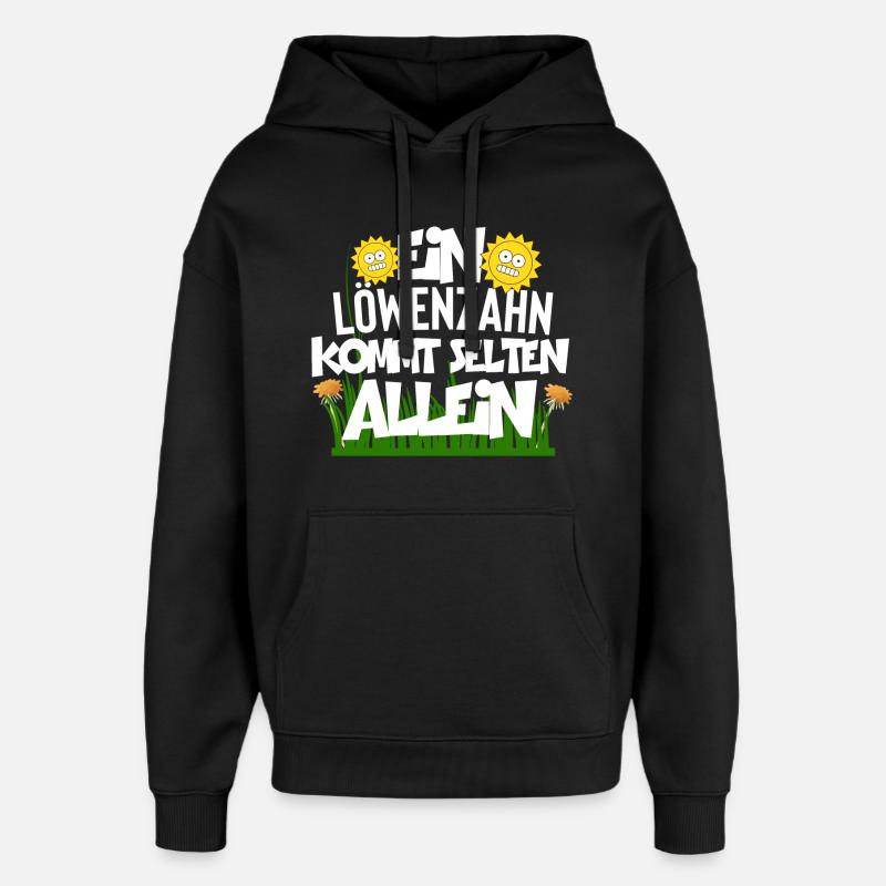 Garten Gärtner - Oversized Unisex Hoodie von Stanley/Stella - Schwarz