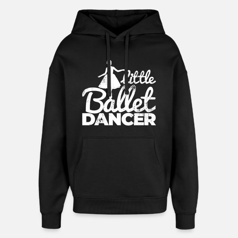 Petite danseuse de ballet - Sweat à capuche unisexe Stanley/Stella Oversized - noir