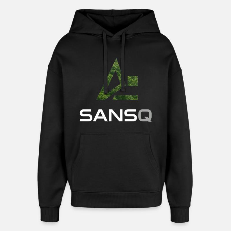 SansQ - Inspiré par la nature - Sweat à capuche unisexe Stanley/Stella Oversized - noir