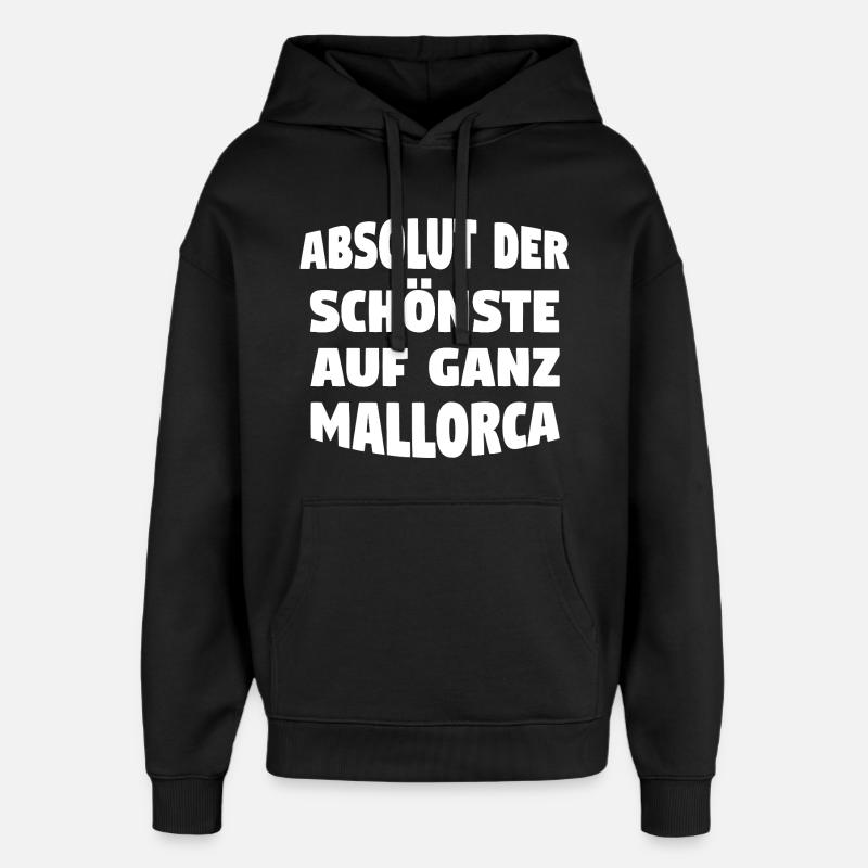 Mallorca Schönste - Oversized Unisex Hoodie von Stanley/Stella - Schwarz