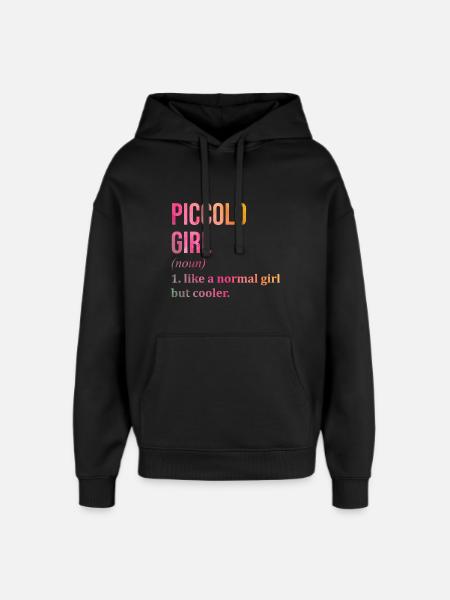 Piccolo Piccolo Piccolo - Oversized Unisex Hoodie by Stanley/Stella - black