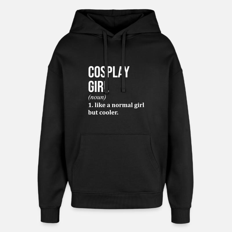 Cosplay - Sweat à capuche unisexe Stanley/Stella Oversized - noir