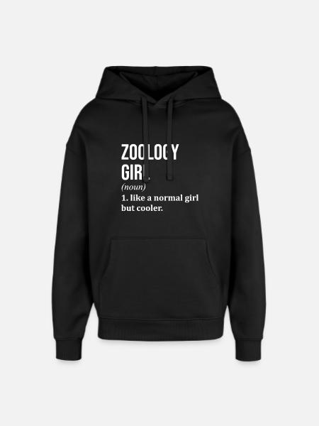 Zoology Zoology Zoology - Oversized Unisex Hoodie by Stanley/Stella - black