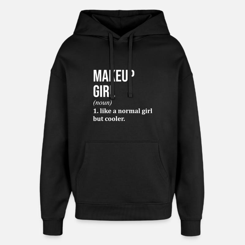 maquillage - Sweat à capuche unisexe Stanley/Stella Oversized - noir