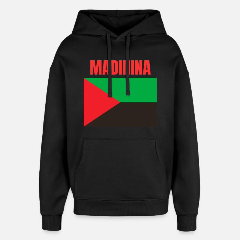 T-shirt Madinina drapeau Martinique - Sweat à capuche unisexe Stanley/Stella Oversized - noir