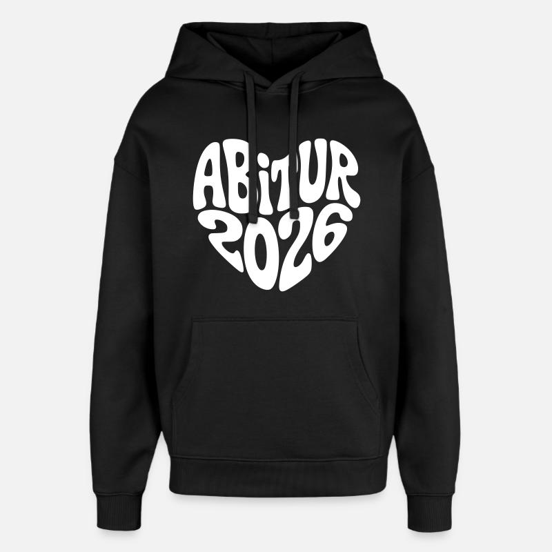Abitur 2026 Heart - Sweat à capuche unisexe Stanley/Stella Oversized - noir