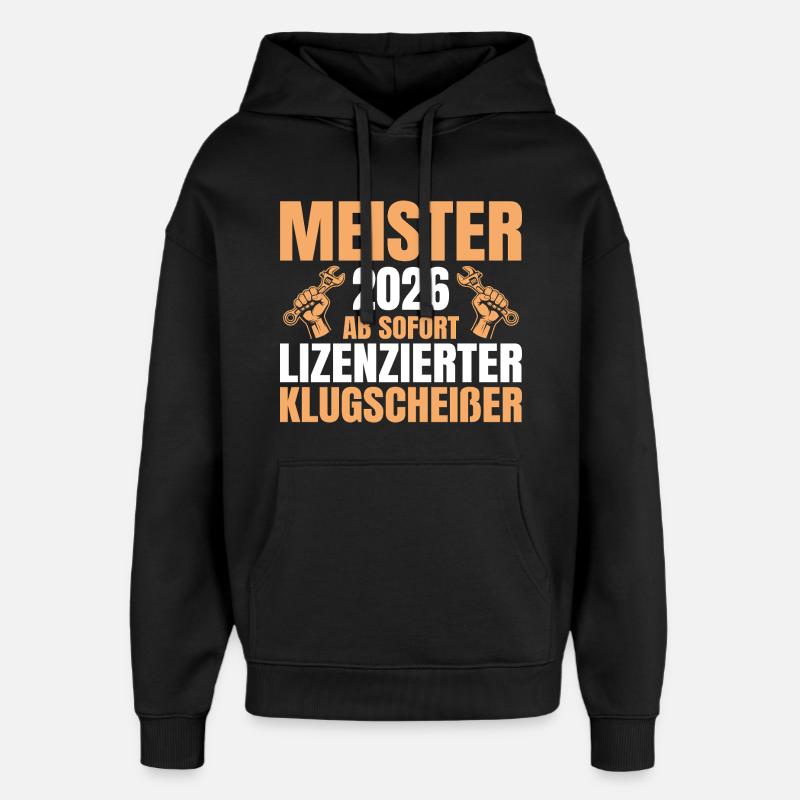 Vehicle Mechatronics Technician Master 2026 - Oversized Unisex Hoodie by Stanley/Stella - black
