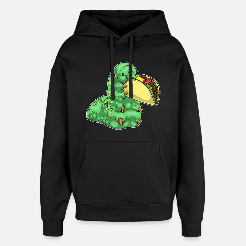 Caterpillar Taco - Sweat à capuche unisexe Stanley/Stella Oversized - noir