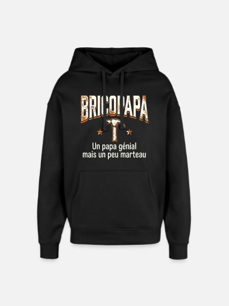 Vater Handwerker Humor Handwerker - Oversized Unisex Hoodie von Stanley/Stella - Schwarz